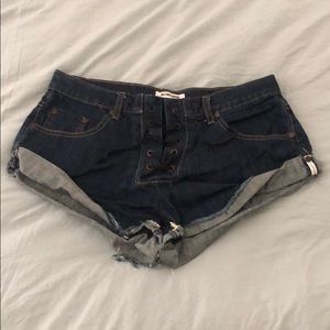 One teaspoon bandit denim shorts